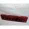 Red decorative plate "RABBIT"