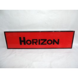 Red decorative plate "Horizon" MIRAGE