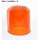 Cabochon feu gyrophare orange ROTCAR 12016