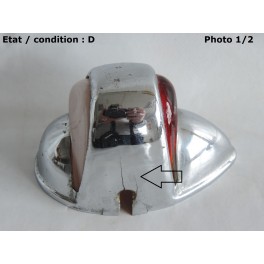 Left indicator sidelight lens HUSSEX R53 chromed