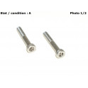 Paire vis spéciales en inox BTR 30mm pour CIBIE 150