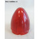 Cabochon feu gabarit rouge "obus" AUTEROCHE
