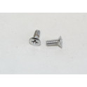 Paire vis spéciales en inox 10mm (tête cônique)