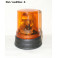 Complete orange rotating beacon 12V AJBA GF10