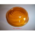 SCINTEX R6 1861/14 - Cabochon feu lenticulaire ambr&eacute;
