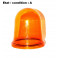 Orange rotating beacon lens Optilux HELLA 9EL856417-021