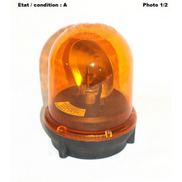 Feu gyrophare orange complet 12V / 24V SIGNAL VISION 98190040