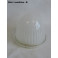 Cabochon feu blanc "obus" SEIMA 8B (verre)