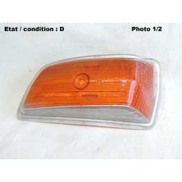Right front light indicator lens SR K22693 (chromed)