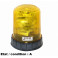 Feu gyrophare jaune complet 24V SIRENA Rotcar