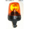 Complete orange rotating beacon 12V on pole ELECTRA M519