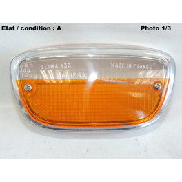 Cabochon feu avant clignotant veilleuse SEIMA 433 (chrom&eacute;)