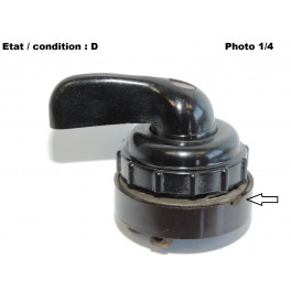 Illuminated 3-position rotating switch