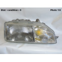 Right headlight H4 + H1 CARELLO 808