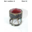 Cabochon feu arri&egrave;re rouge + &eacute;clairage plaque immatriculation LABINAL (&agrave; facettes)