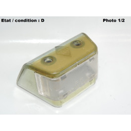 License plate light lens PK 2791 (chromed)