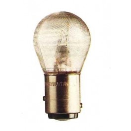 BAY15d - Bulb 6V 18/4W offset pins (granity glass)