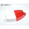 Red white clearance light lens SCINTEX SANOR 73001 / SEIMA 02070