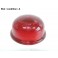 SCINTEX R5 1871/2 - Cabochon feu lenticulaire rouge (bord strié)