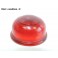 SCINTEX R5 1871/2 - Cabochon feu lenticulaire rouge (bord strié)