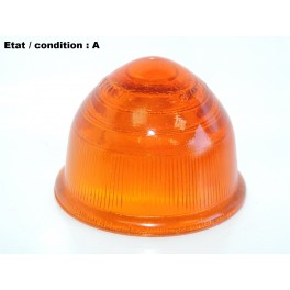 SCINTEX R380 4202/14 - Cabochon feu fus&eacute;e ambr&eacute;