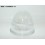 SCINTEX R6 1838/ 1 - Cabochon feu ogival incolore (bord strié)