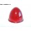 SCINTEX R6 1838/ 2 - Ogival light lens (red, ribbed side)