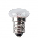 E10 - Lampe 6V 1,8W (0,3A) plate incolore