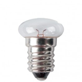 E10 - Lampe 6V 1,8W (0,3A) plate incolore
