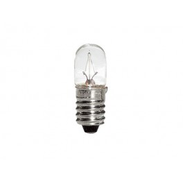 E10 - Lampe 6V 1,5W (0,25A) tube incolore