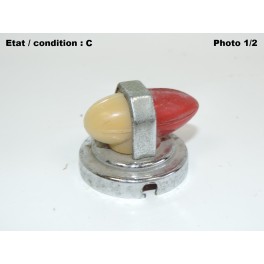 Cabochon feu gabarit blanc rouge BV 3353