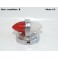 Red and white clearance light lens BV 3372