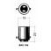 BAX15d - Bulb 6V 15/15W yellow