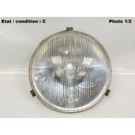 Halogen dip / main beam headlight H4 SEV MARCHAL 61242703 (with lamp shade)