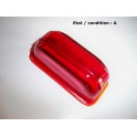 Cabochon feu rouge RKG (verre)