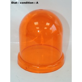 Cabochon feu gyrophare orange AEB 560 570