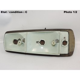Platine feu arri&egrave;re gauche SEIMA 637 (blanc)