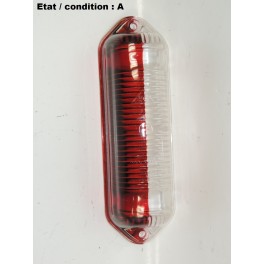 Cabochon feu gabarit rouge/cristal SC K22640