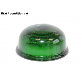 SCINTEX R5 1871/ 4 - Cabochon feu lenticulaire vert