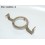 Retaining clip European code (P45t) or H4 (P43t) bulb