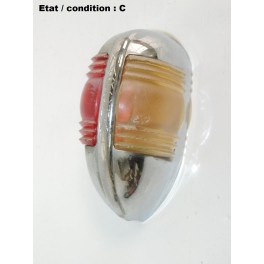 Cabochon feu lat&eacute;ral droit Fanal MARCHAL 7654D (plastique, chrom&eacute;)