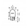 W21W - Lampe 12V 21W W3x16dT20 incolore