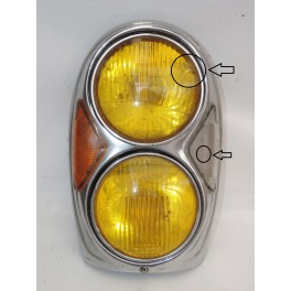 Right complete headlight H1 + H1 BOSCH (US)