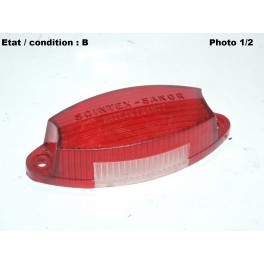 Taillight + licence plate light lens SCINTEX SANOR STL PV