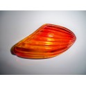 Cabochon feu rouge arri&egrave;re droit en verre