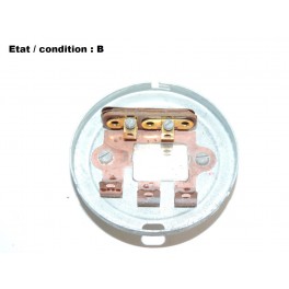 Extra-flat red taillight bulb holder 6322-2 (3 functions)