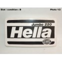 HELLA Jumbo 220 - Cache phare antibrouillard ou longue-port&eacute;e 138127-00