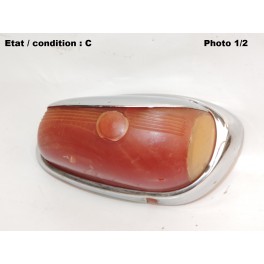 Cabochon feu clignotant lat&eacute;ral droit chrom&eacute; LABINAL 2422