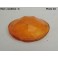 Rear indicator lens with faceted surface (glass)