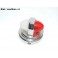 Cabochon feu gabarit blanc rouge BV 3371